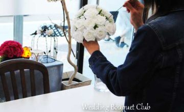ブーケ組み立て