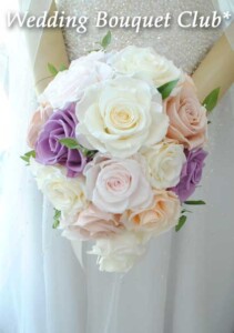 プリザーブドフラワーのティアドロップブーケ プリザーブドフラワーのティアドロップブーケ