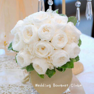 プリザーブドフラワーのオールドローズブーケ プリザーブドフラワーのオールドローズ