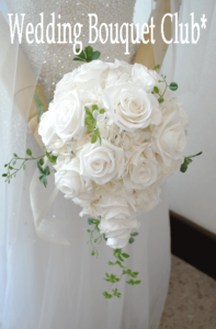 p025:キャスケードブーケ:プリザーブドフラワー キャスケードブーケ:プリザーブドフラワー